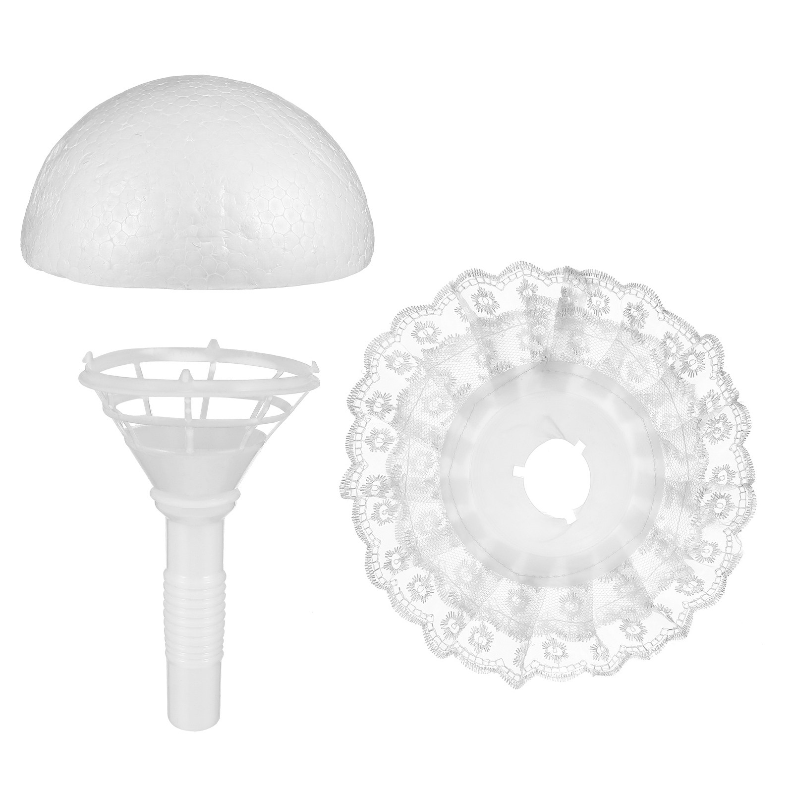 Bouquet Holder Foam - 1 zestaw półkulistej podstawy z pianki