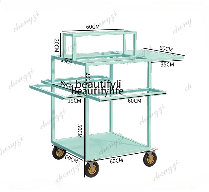 Florist Supply Buckets - 03 Stojak na kwiaty Wózek na