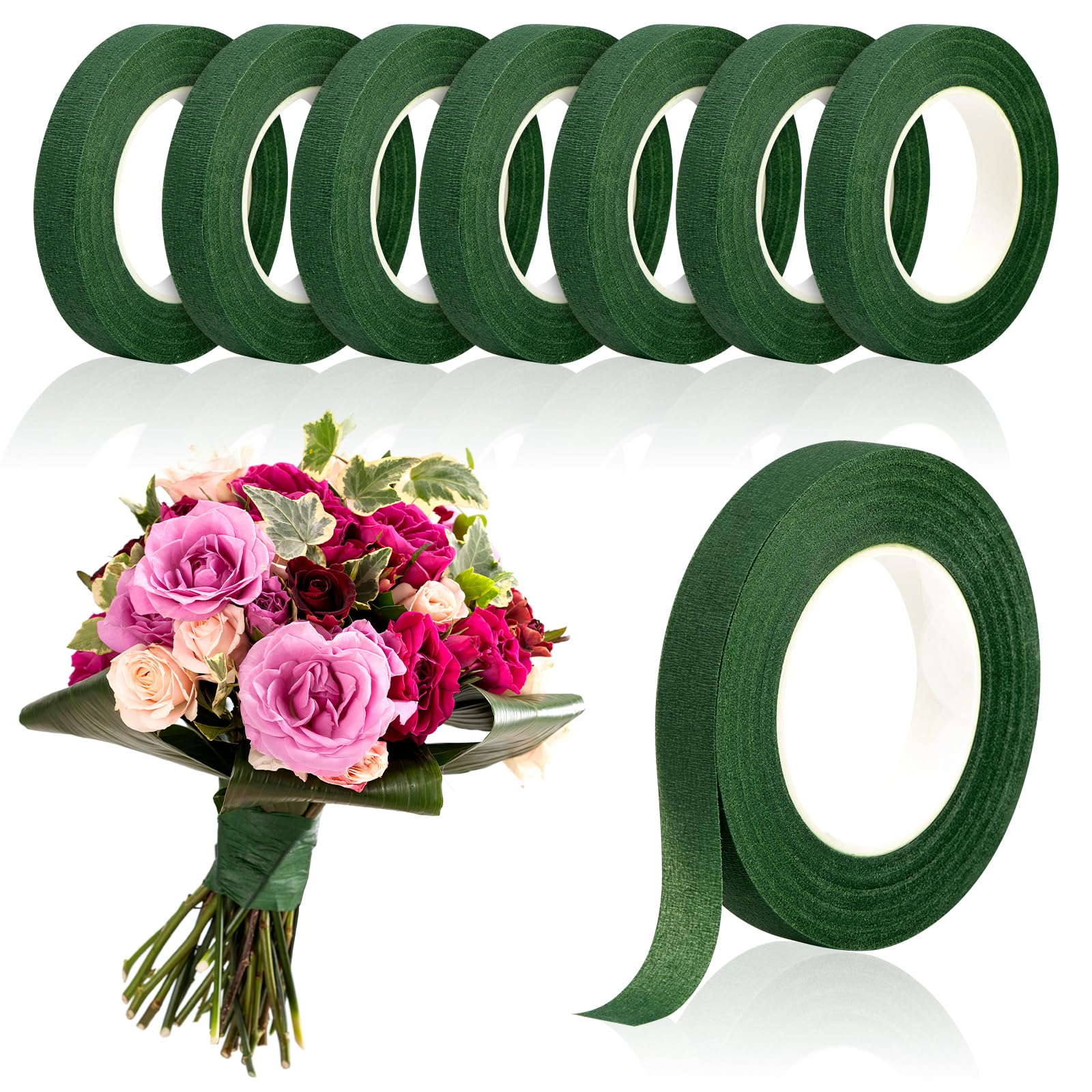 Supply For Florist - 20 jardów zielonej taśmy florystycznej do