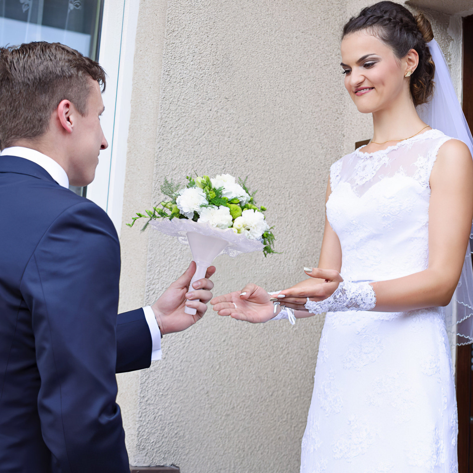 1 zestaw półkulistej podstawy  – Bouquet Holder Foam recenzja i cena