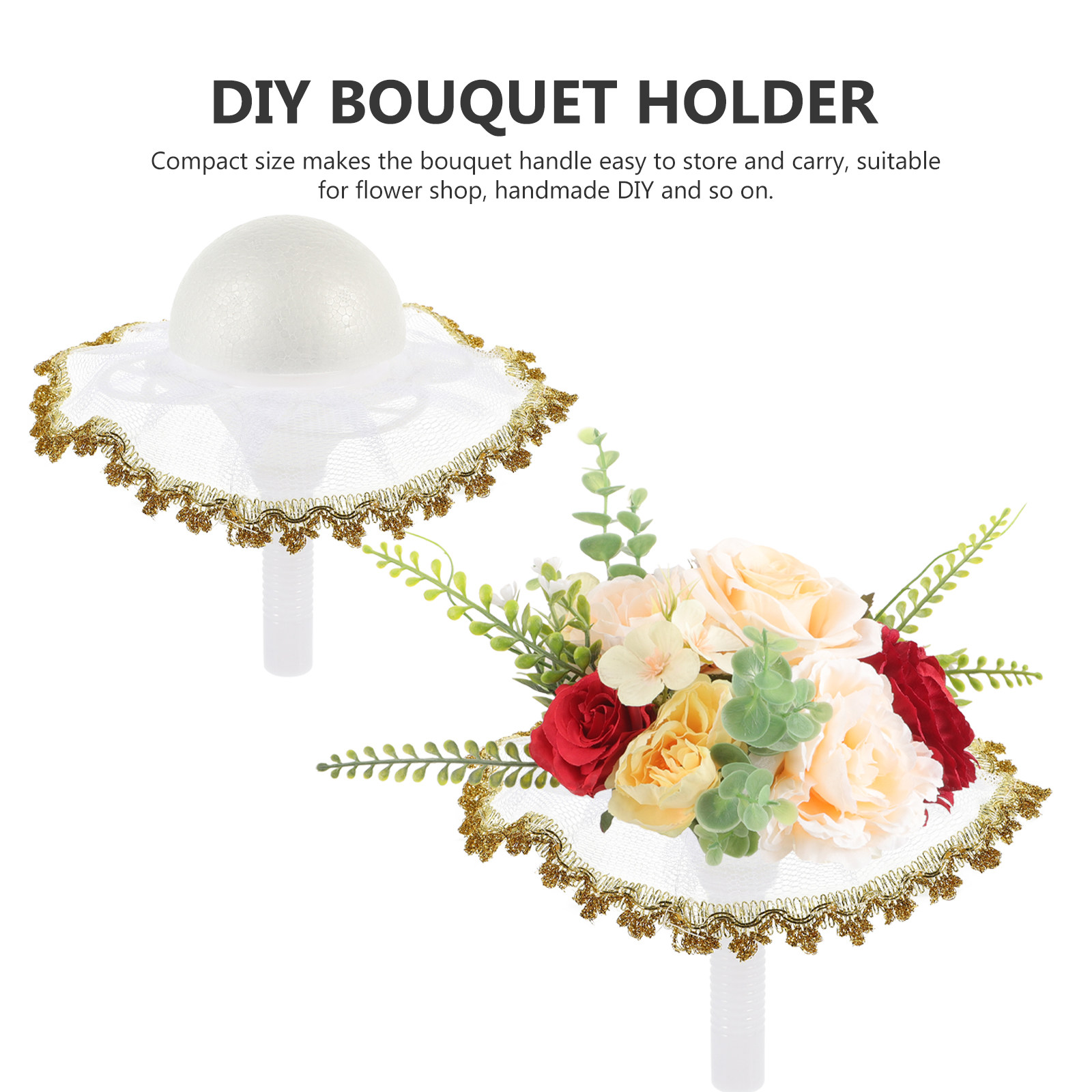 1 Zestaw Uchwyt na Bukiet Ślub – Bouquet Holder Foam recenzja i cena