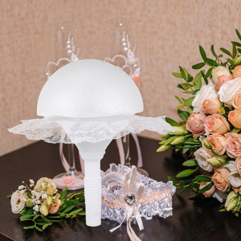 Sztuczny kwietnik, biały koron – Bouquet Holder Foam recenzja i cena