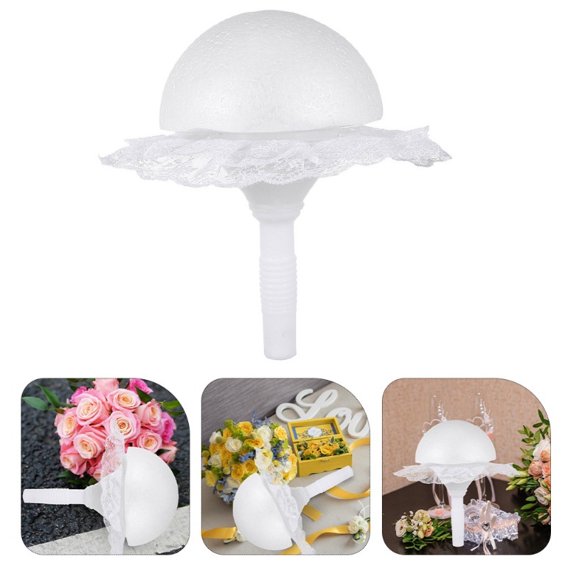 Sztuczny kwietnik, biały koron – Bouquet Holder Foam recenzja i cena