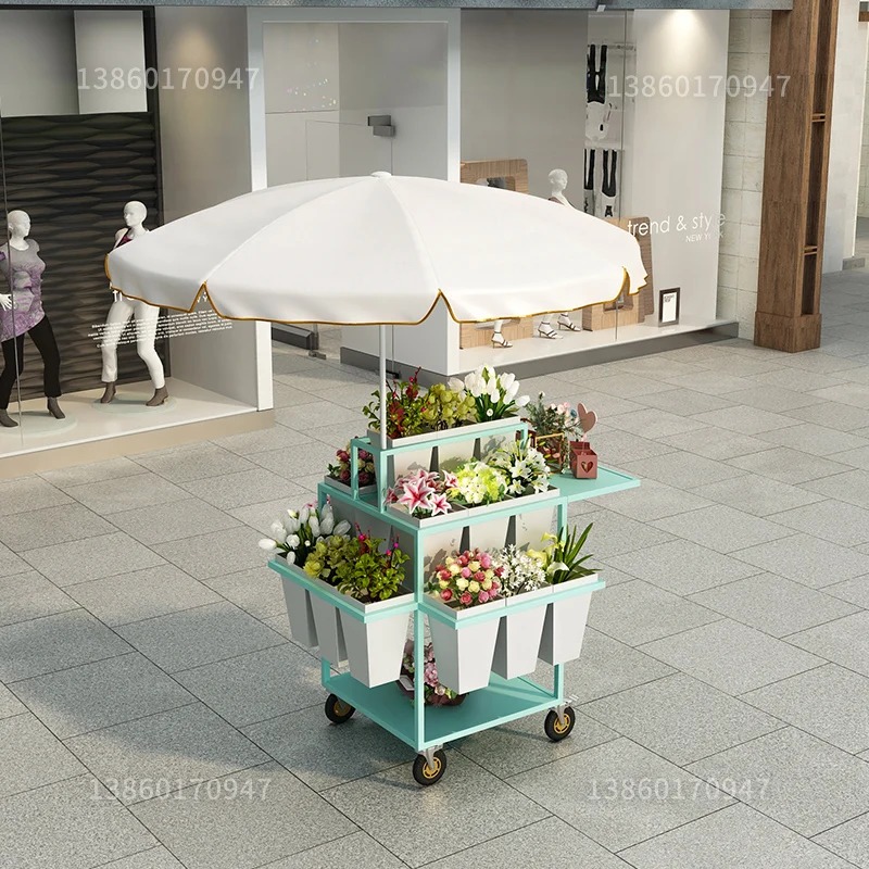 Stragan z kwiatami, wózek na k – Florist Supply Buckets recenzja i cena