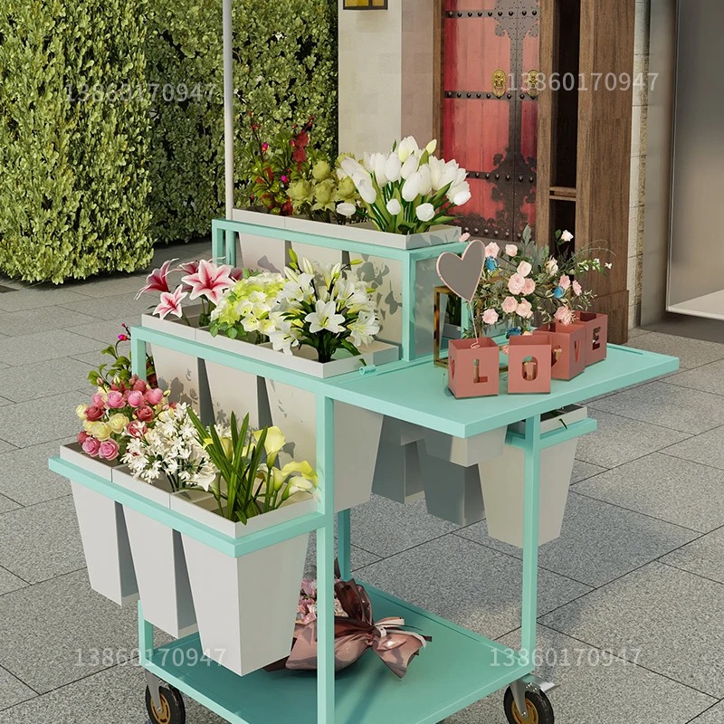 Stragan z kwiatami, wózek na k – Florist Supply Buckets recenzja i cena