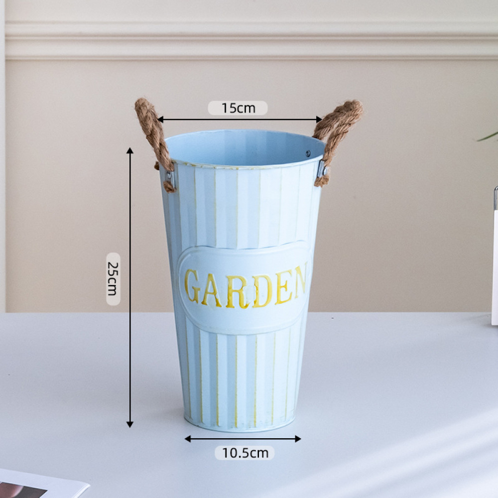 Pastoralny metalowy doniczka n – Florist Supply Buckets recenzja i cena