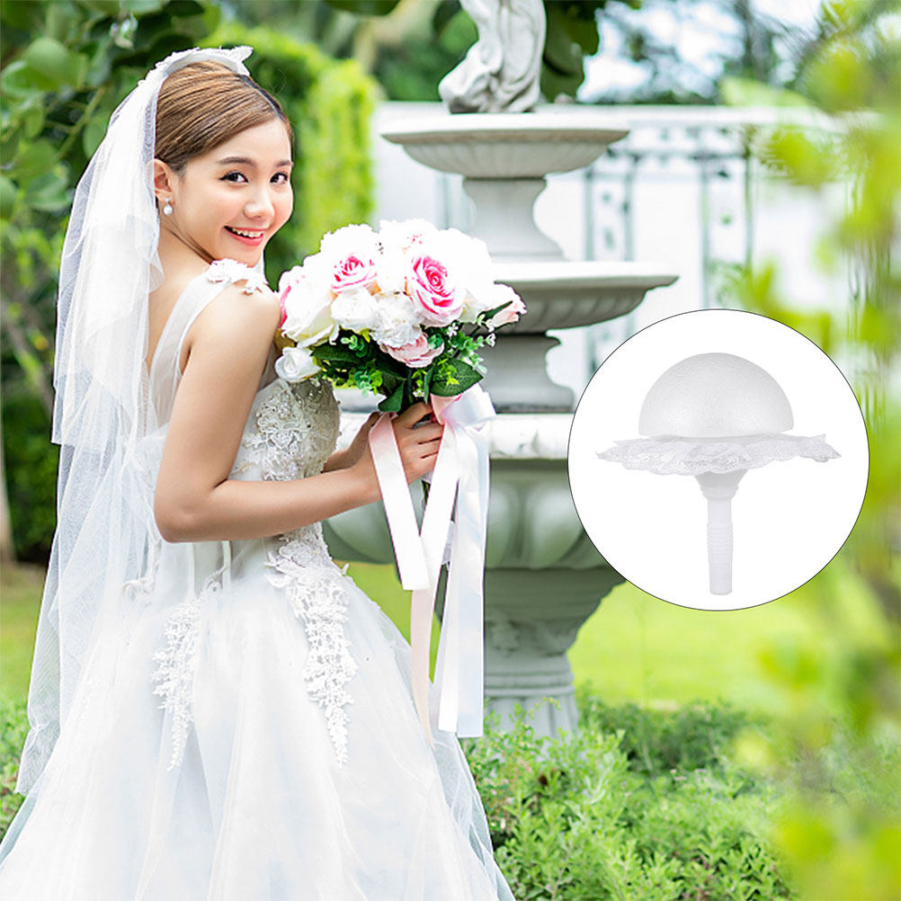 1 zestaw półkulistego uchwytu  – Bouquet Holder Foam recenzja i cena